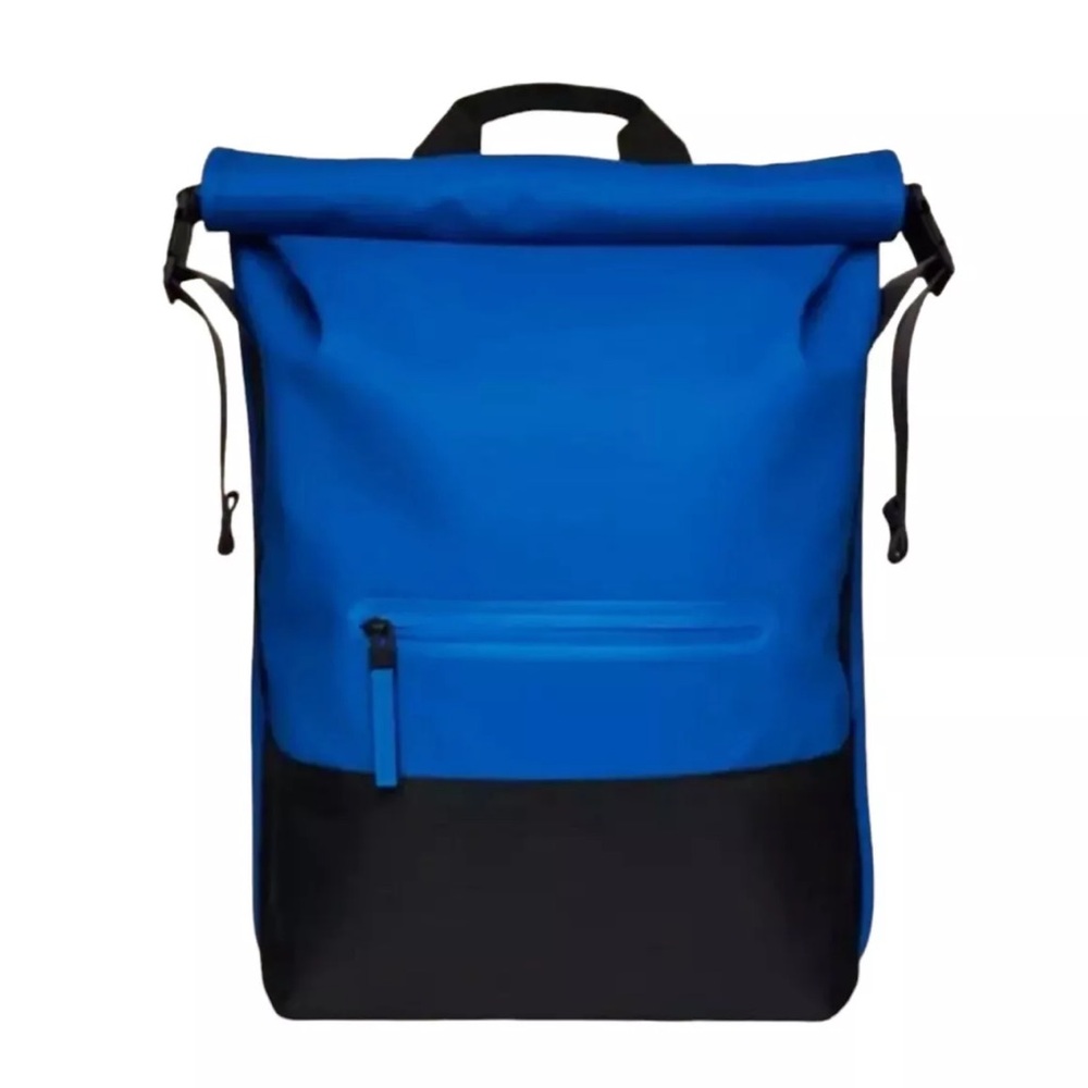RAINS Rolltop Rucksack Waterproof Blue (Wave) Backpack W3 Travel